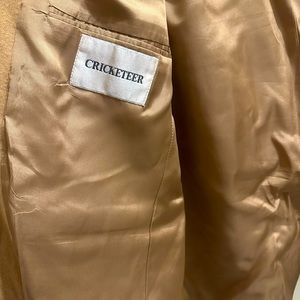 Cricketeer Tan suite jacket 40R